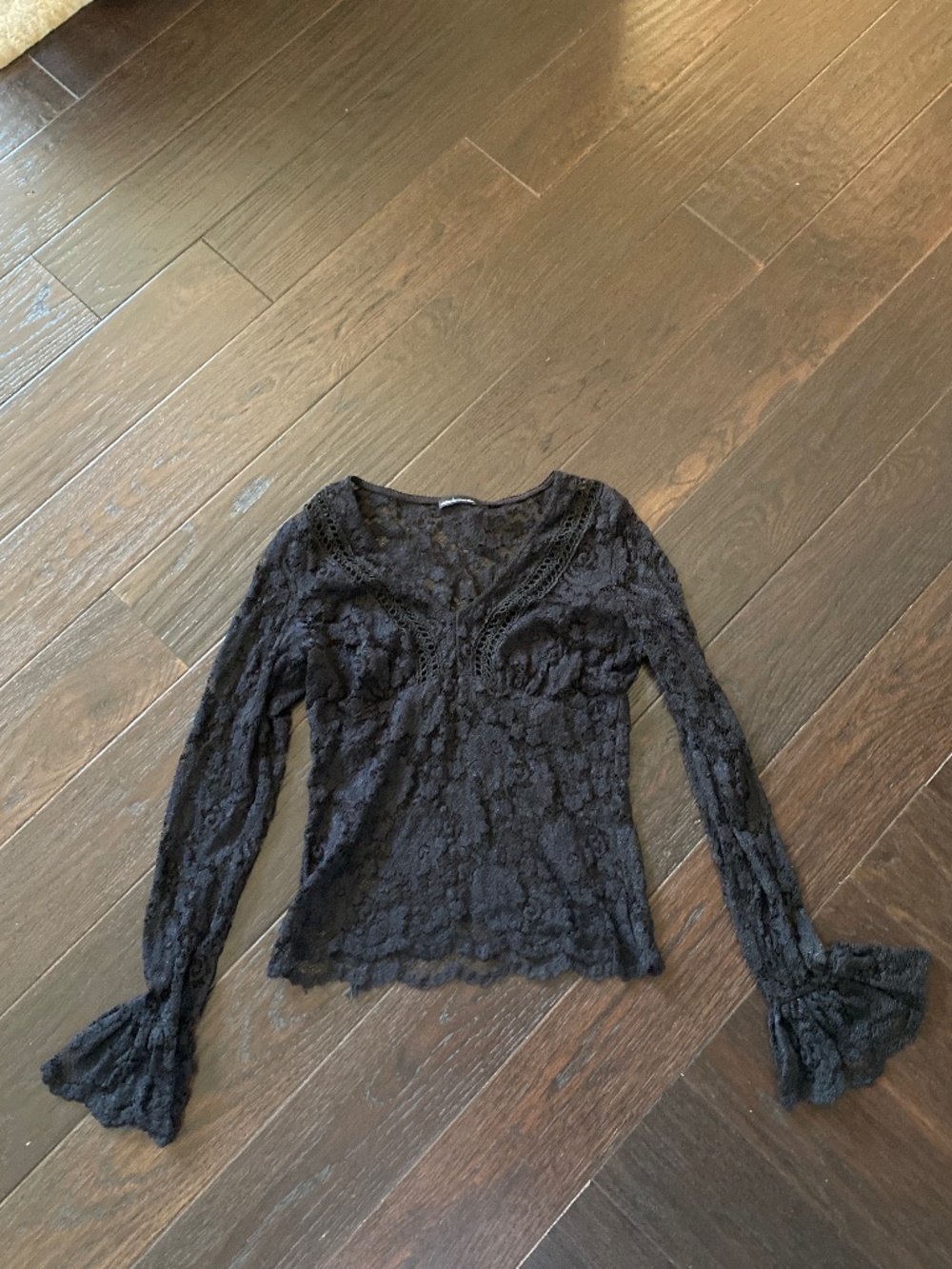 Black lace top